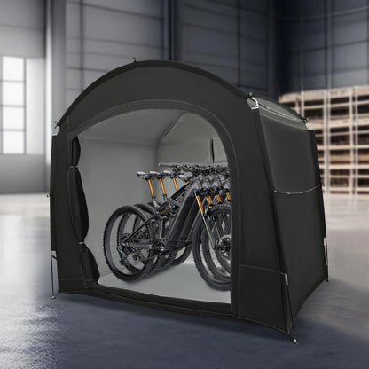 Bike Storage Shed for 1-4 Bikes Portable Waterproof Bicycle