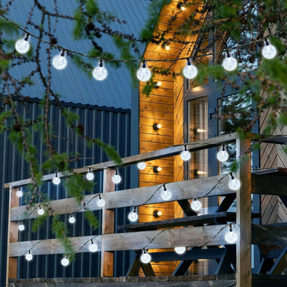 1 Pack 12M/39.37FT. 100 LED Solar Powered Bubble Ball String Light