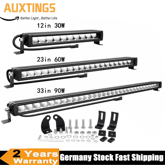 12'' 23'' 33'' 30W 60W 90W Off Road Straight LED Light Bar