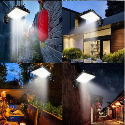 1-6Pcs Outdoor Solar Lights 3 Modes Motion Sensor Solar