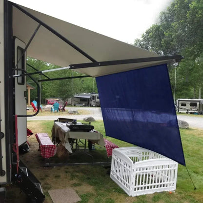 [XMSJ]RV Awning Sunshade Screen 7' X 9' 3'' (Fit for 10' Awning)Motorhome Camp