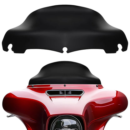 9" Motorcycle Windshield Wind Deflector For Harley Electra Glide Street Glide Ultra Limited FLHT FLHTP 2014-Up