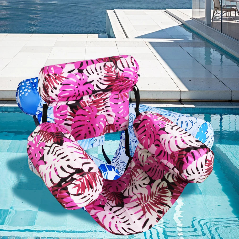 Inflatable Pool Float Floating Lounger Chair Leakproof