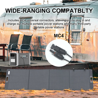 Portable Power Station Solar Generator 1000W 2000w 220V AC Outlets Power Flexible Solar Panel