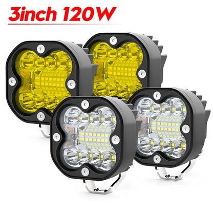 3 Inch Led Work Spotlights 24V 120W
