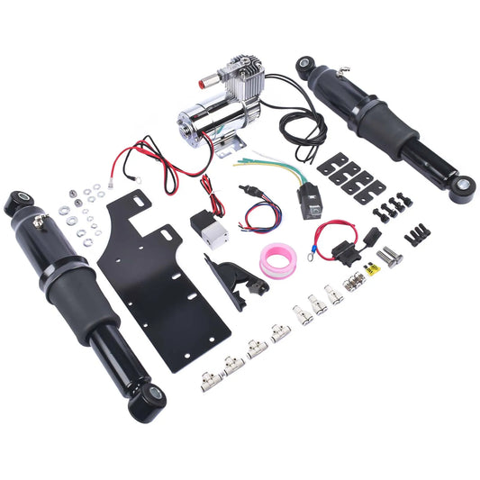 Rear Air Ride Suspension Set For Harley Touring Road King Street Glide 1994-2023