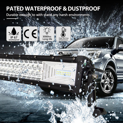 Curved/Straight 22 32 42 52inch 675W 540W Led Light Bar Driving Lights