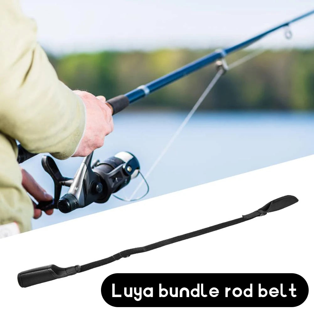 1-10PCS Fishing Rod Adjustable Fishing Rod Sleeves Cover Strap