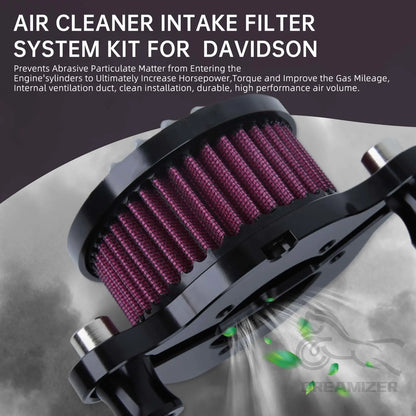 Air Cleaner Intake Filter For Harley Davidson Sportster 883 1200 1991-2016