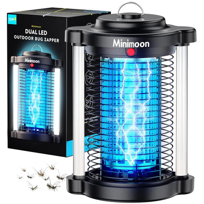 Bug Zapper Outdoor Mosquito with Dual LED Light  Fly 15W  Insect Trap