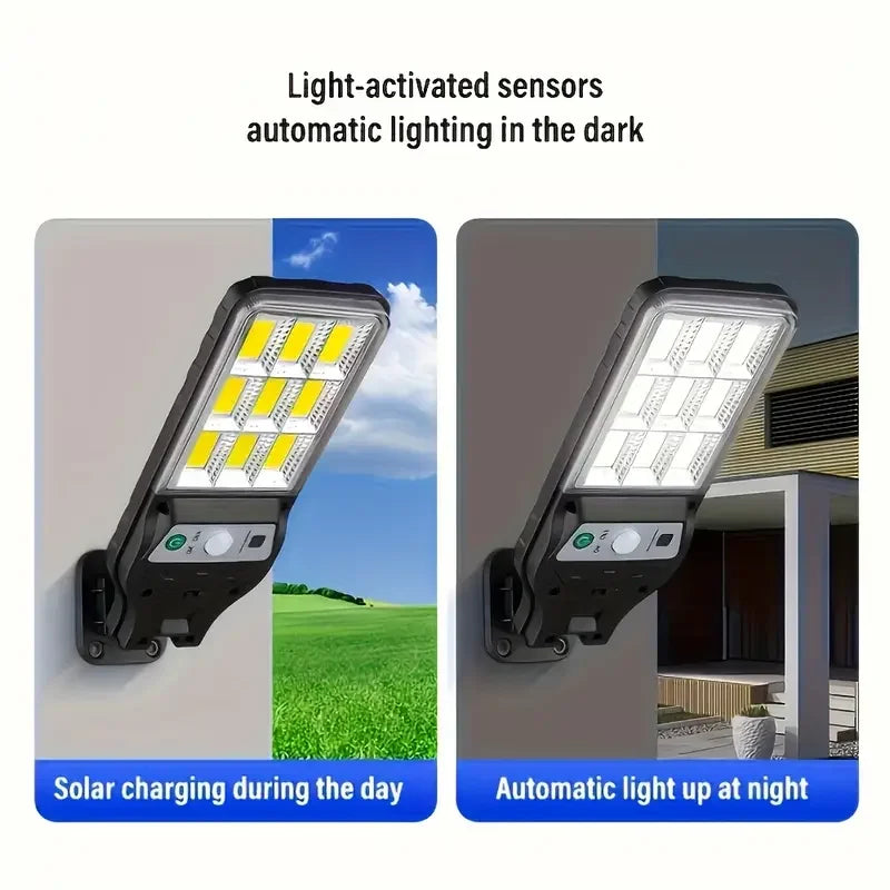 1-6Pcs Outdoor Solar Lights 3 Modes Motion Sensor Solar