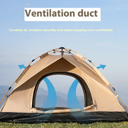 Portable 3-4 Person Sun & Rain Shelter for Camping