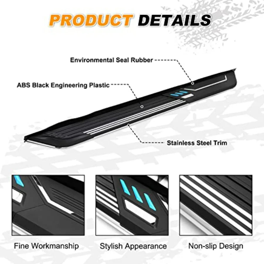 Running Boards Side Steps Fit for Jeep Grand Cherokee 2011-2021