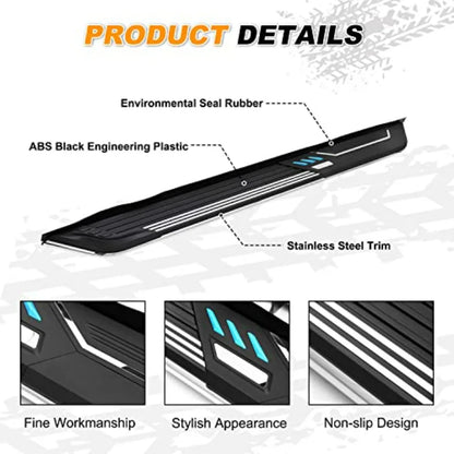 Running Boards Side Steps Fit for Jeep Grand Cherokee 2011-2021