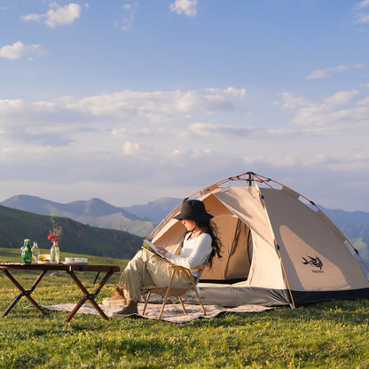 Portable 3-4 Person Sun & Rain Shelter for Camping