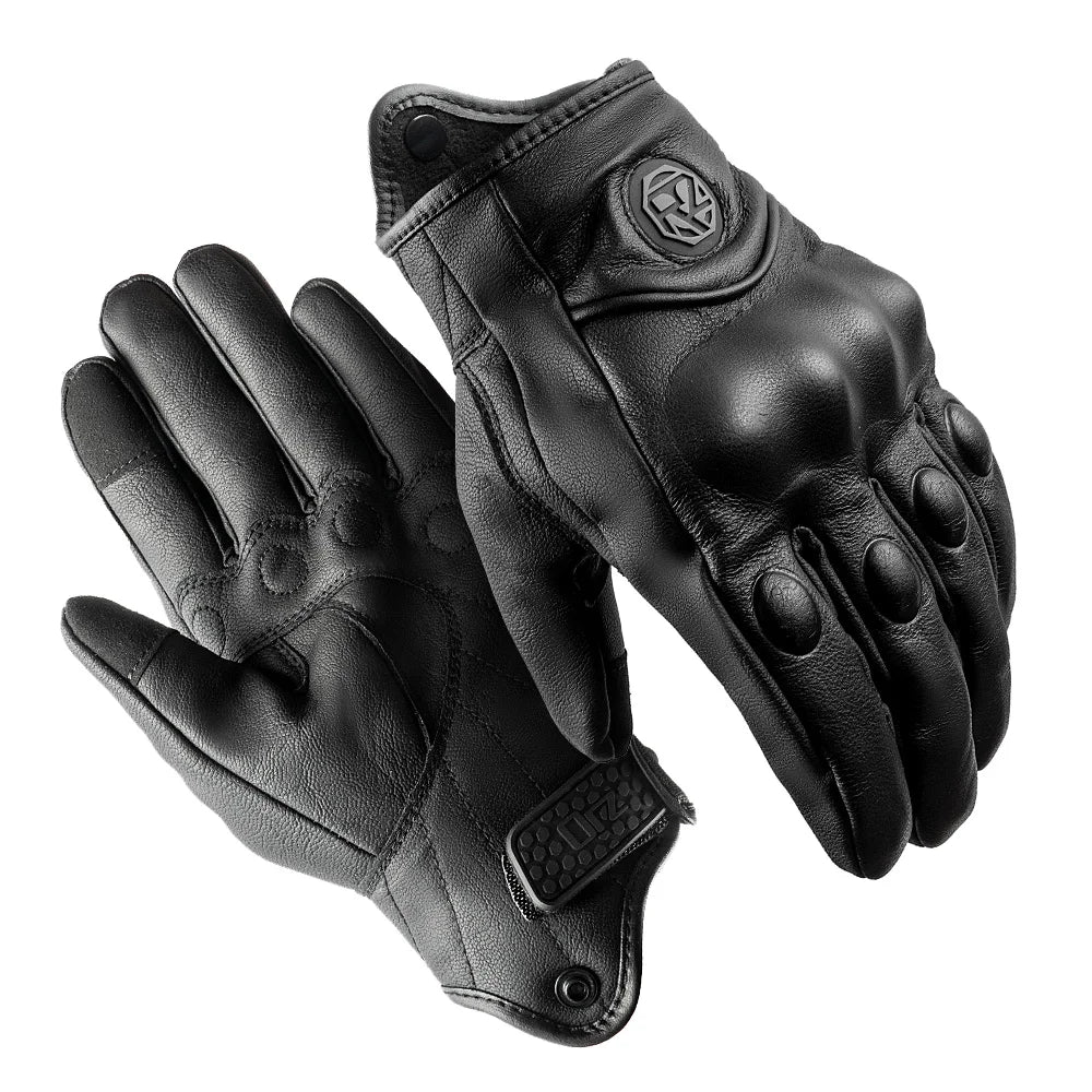 motorcycle riding gloves, goatskin, full-finger gloves, gloves for motorcycles, gloves