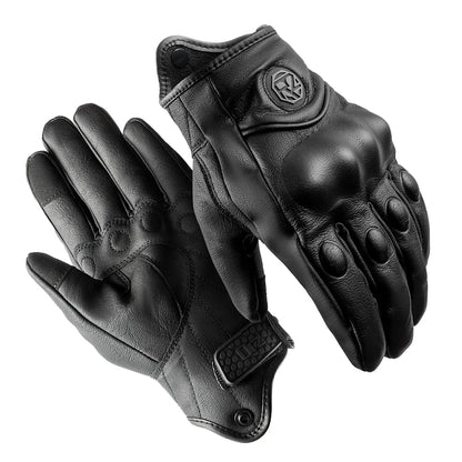 motorcycle riding gloves, goatskin, full-finger gloves, gloves for motorcycles, gloves