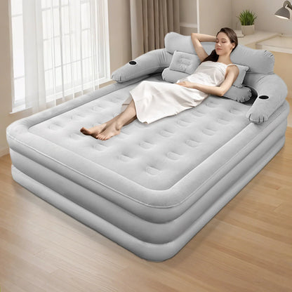 2 Person Built-In Pump Camping Mattress PVC Automatic Inflatable