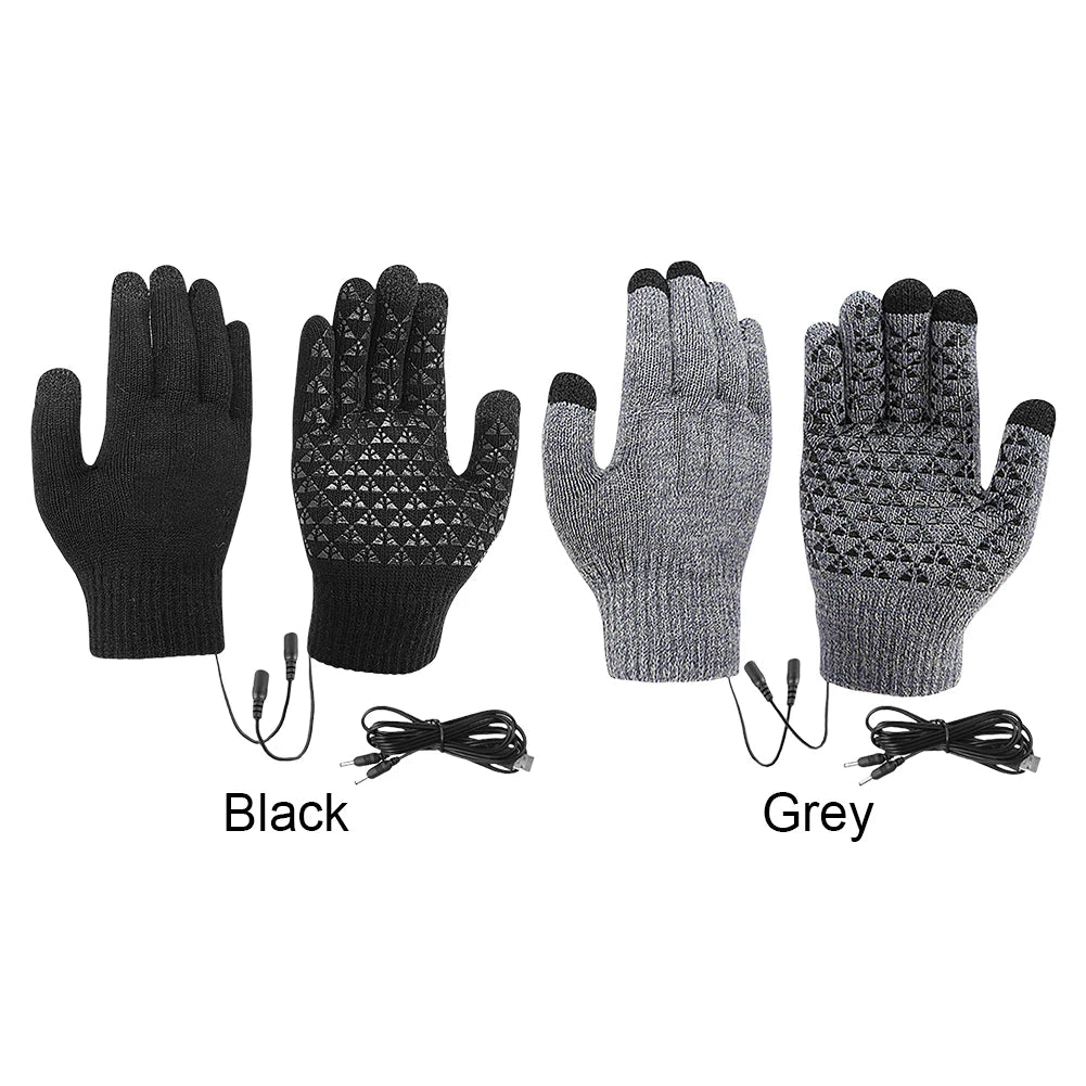 Electric Heated Gloves Winter Gloves Motorcycle Thermal Windproof Gloves Warm