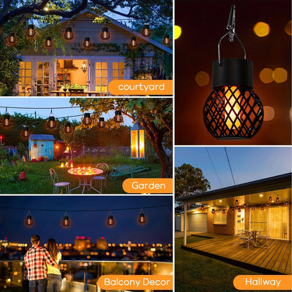 Solar-Powered Outdoor Hanging Lights