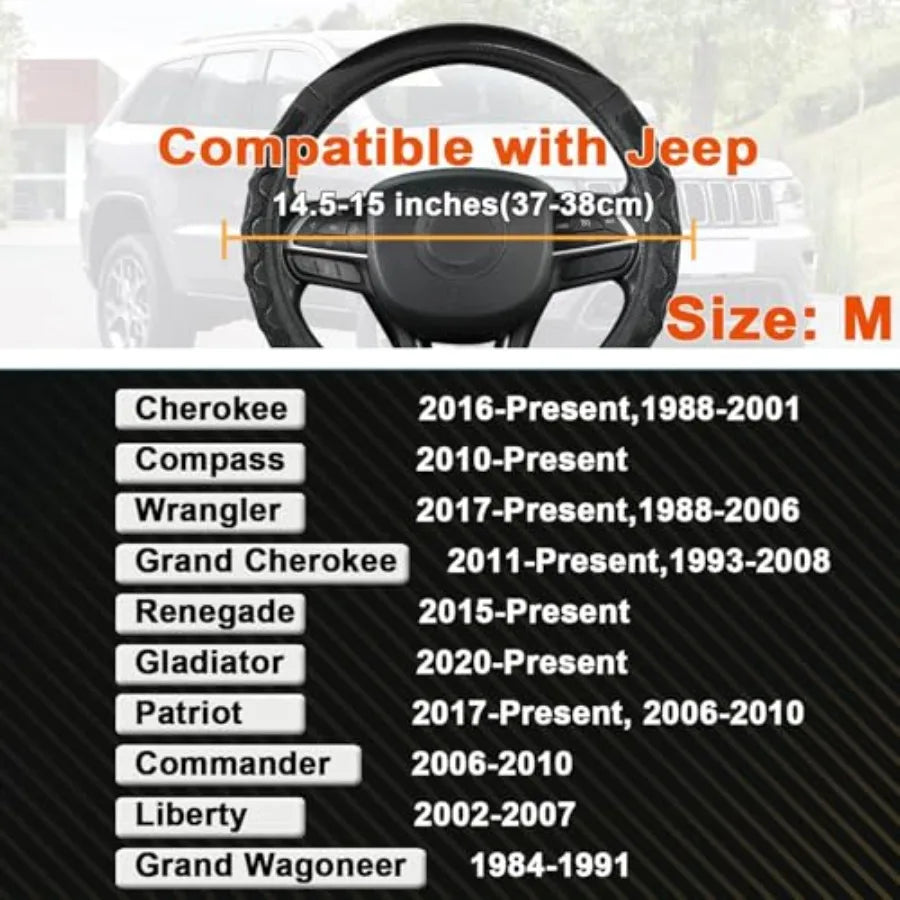 Steering Wheel Cover for Jeep