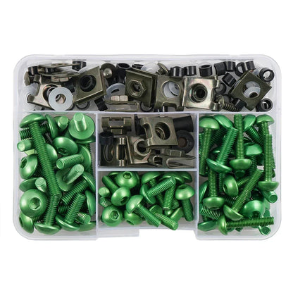 177PCS Motorcycle Fairing Protector Screws Nut Kit
