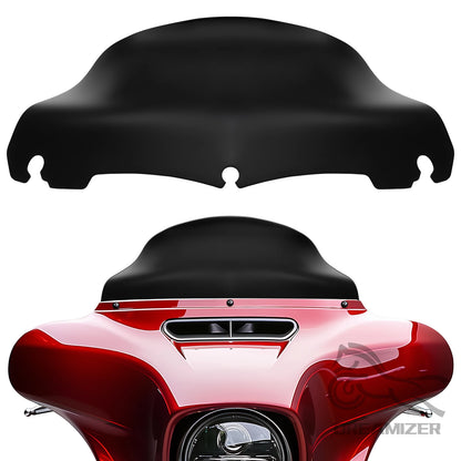 9" Motorcycle Windshield Wind Deflector For Harley Electra Glide Street Glide Ultra Limited FLHT FLHTP 2014-Up