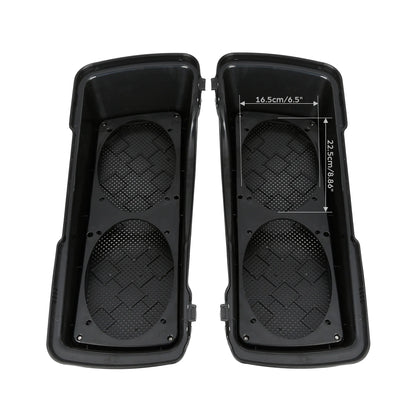 Motorcycle Saddlebag 6x9 Speaker Lids For Harley Touring Electra Street Glide Road King FLHR FLTR FLHX 1993-2013