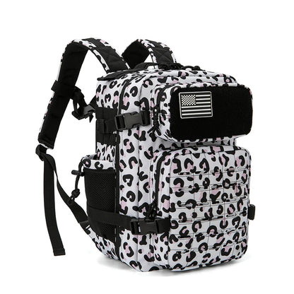 Durable Versatile Tactical Fishing  Webbing Dual Side Bottle Pockets Outdoor Hiking Bag