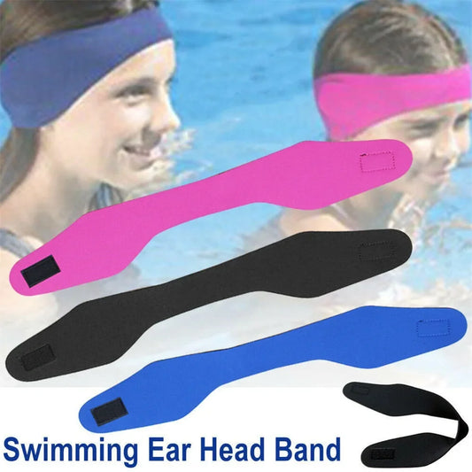 Adjustable Swimming Headband Soft Multiple Colors Earplug Water Sports