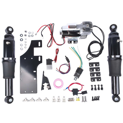 Rear Air Ride Suspension Set For Harley Touring Road King Street Glide 1994-2023