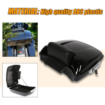 trunk luggage w/backrest 2014-2024 harley davidson touring models