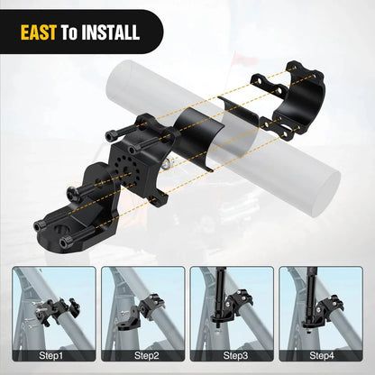 1/2pcs UTV LED Whip Light Mounts UTV Flag Mount Led Antenna Brackets