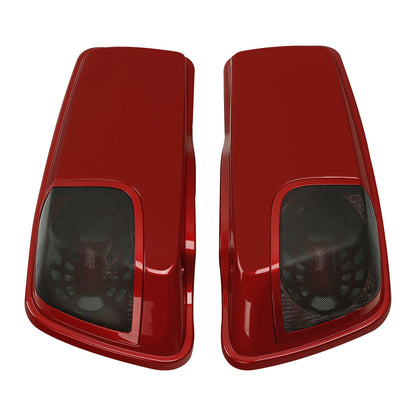 Saddlebag Lids 5" x 7" Speaker Cutouts For Harley Touring Electra Street Glide Road King Ultra-Classic 2014-2023 Motorcycle