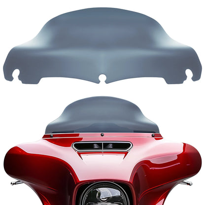 9" Motorcycle Windshield Wind Deflector For Harley Electra Glide Street Glide Ultra Limited FLHT FLHTP 2014-Up