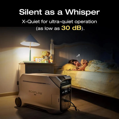 Portable Power Station,  Expandable to 48kWh, 120/240V 4000W AC Output, Solar Generator