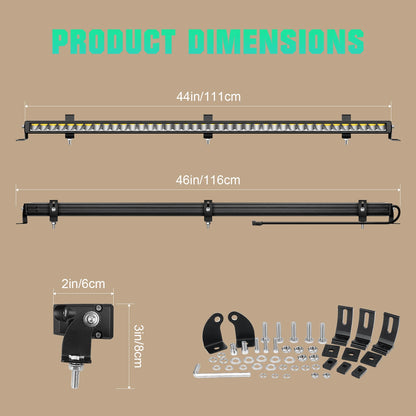 12'' 23'' 33'' 30W 60W 90W Off Road Straight LED Light Bar