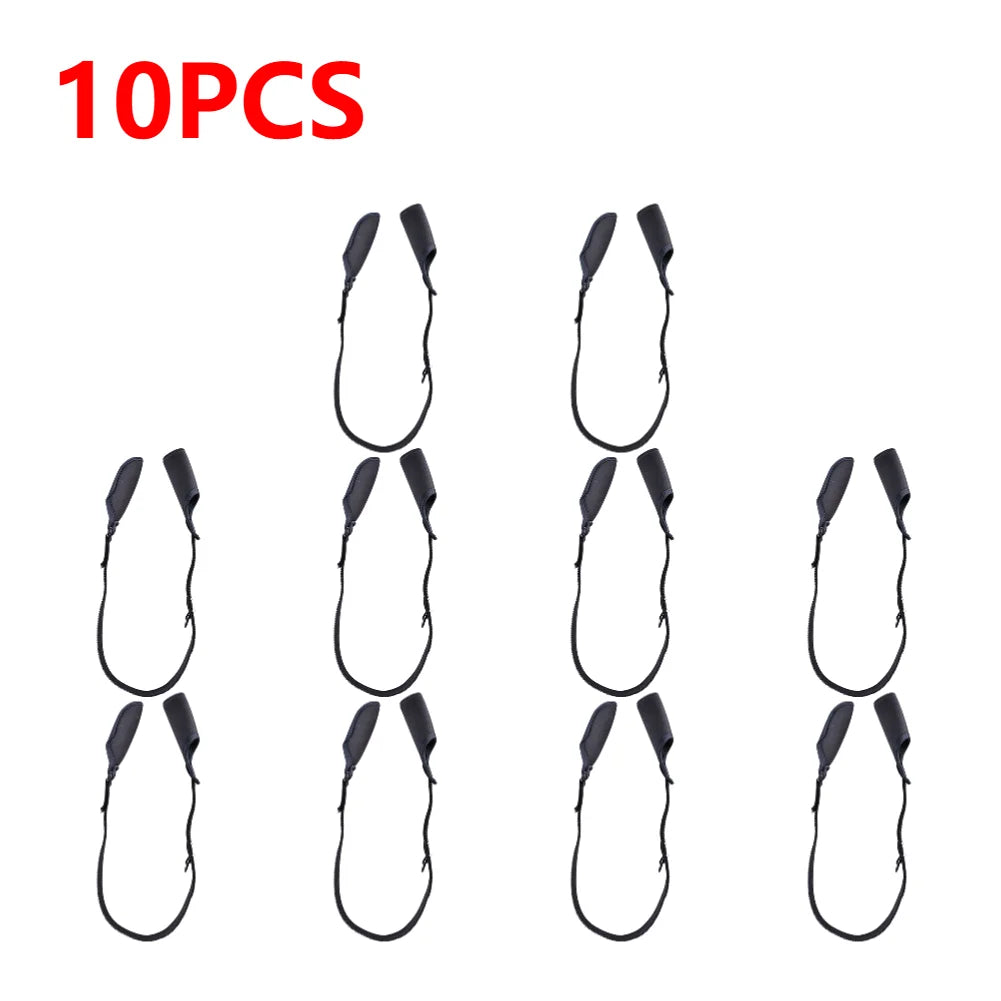 1-10PCS Fishing Rod Adjustable Fishing Rod Sleeves Cover Strap