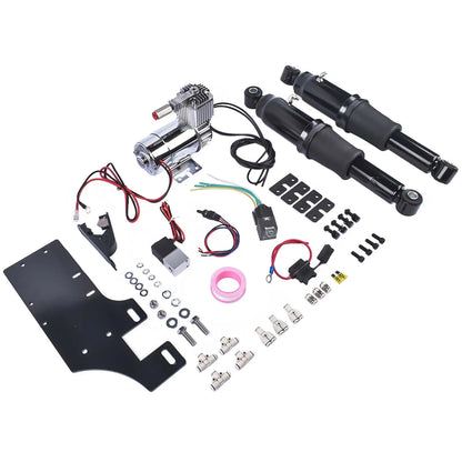 Rear Air Ride Suspension Set For Harley Touring Road King Street Glide 1994-2023