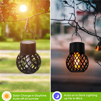 Solar-Powered Outdoor Hanging Lights