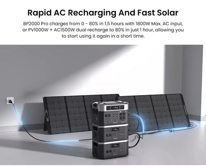 Portable Power Station 3600W Solar Generator