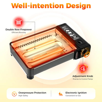 Portable Camping Grill Gas Stove Butane Gas Stove For Camping