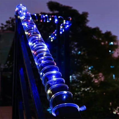 Solar LED Outdoor  Solar String Waterproof Outdoor Lighting Strips 8 Light Modes