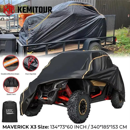 2 Doors UTV Storage Cover for Can Am Maverick