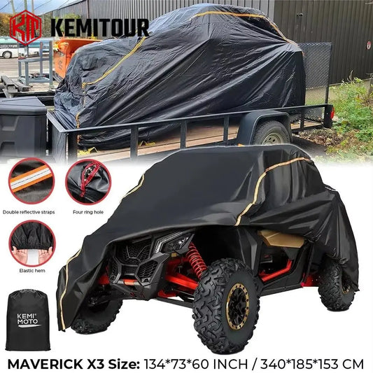 2 Doors UTV Storage Cover for Can Am Maverick