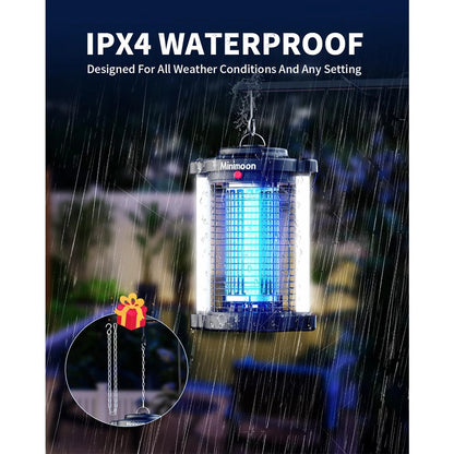 Bug Zapper Outdoor Mosquito with Dual LED Light  Fly 15W  Insect Trap