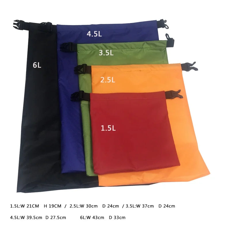 5pcs Waterproof Dry Bag For Camping and any outdoor activities