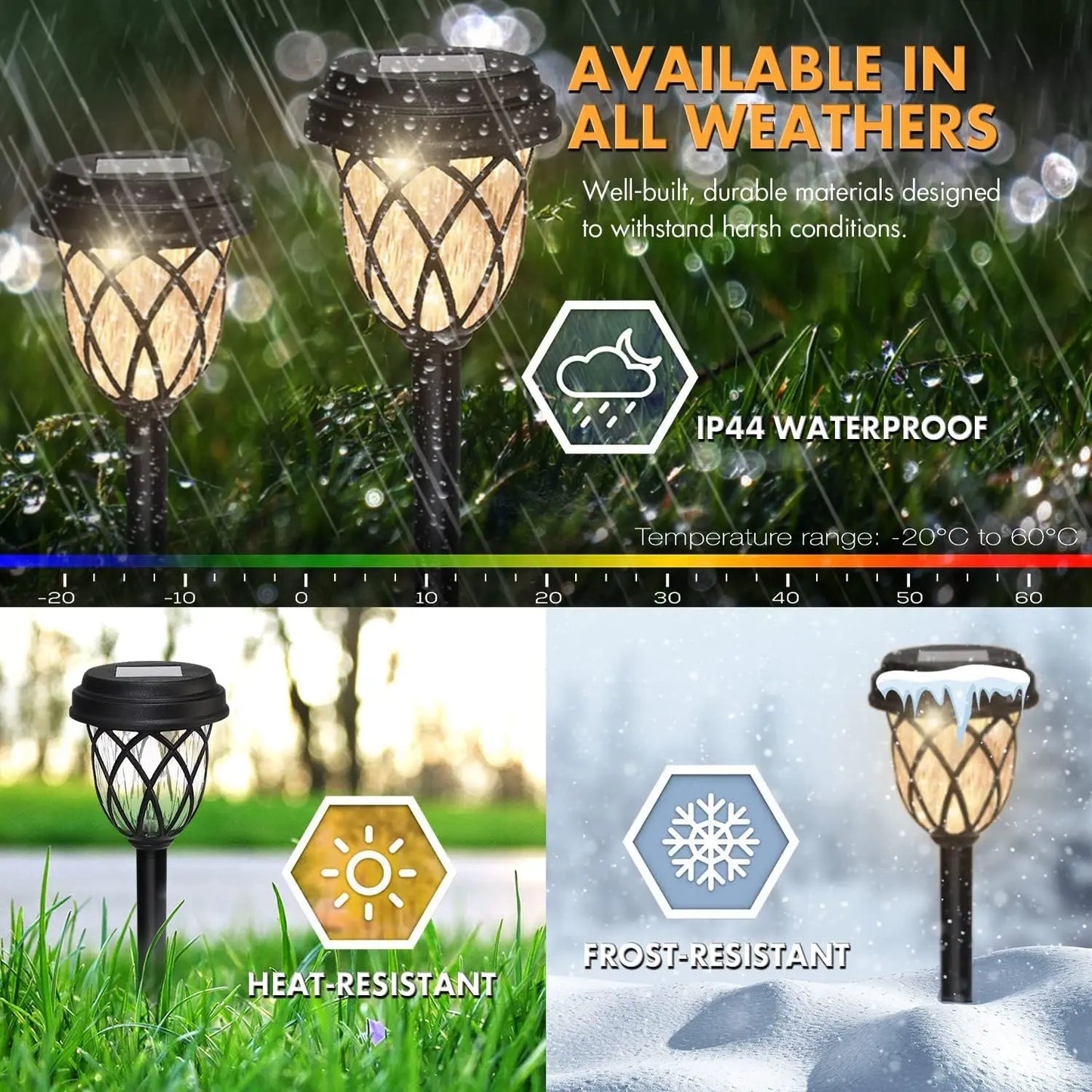 10 Pack solar powered small tube Light