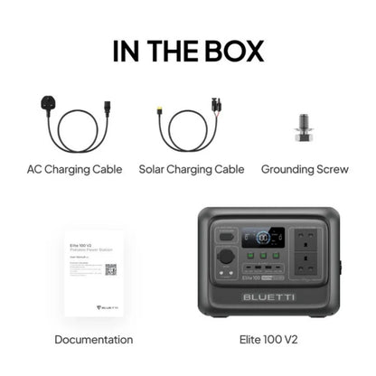 100 V2 Portable Power Station 1800W 1024Wh Solar Generator