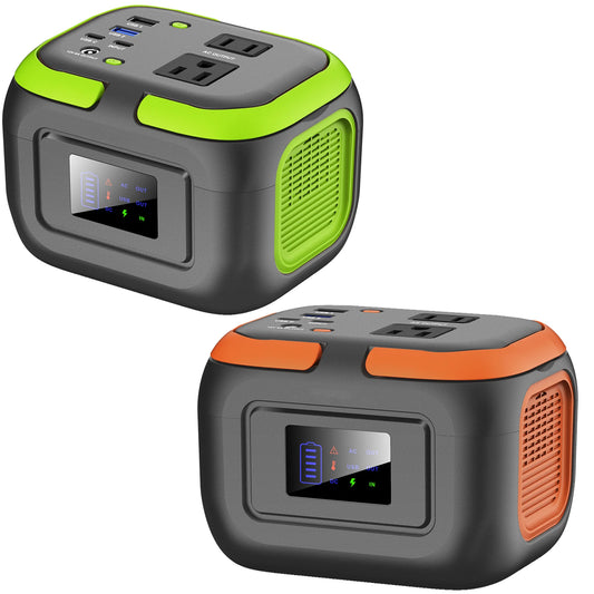 120W Portable Power Station 97.6Wh Power Bank with AC Outlet/USB C/LED Light for